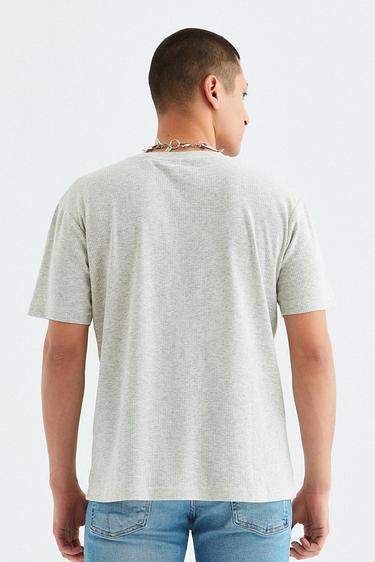  Rockupy Erkek Gary Gri Tshirt