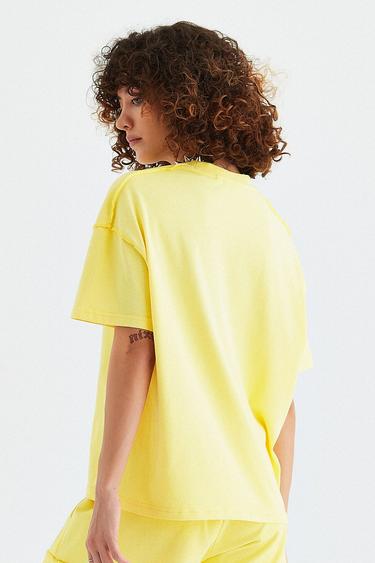  Rockupy Kadın Lilith Sarı Tişört