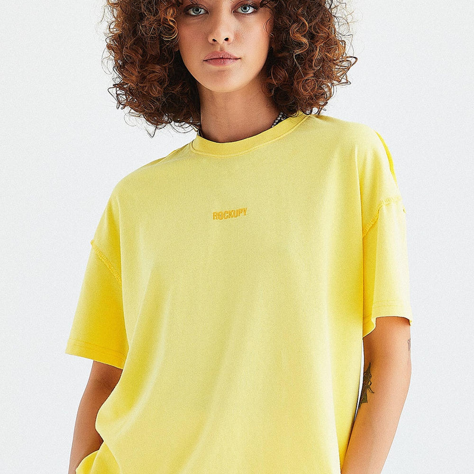 Rockupy Kadın Lilith Sarı Tişört