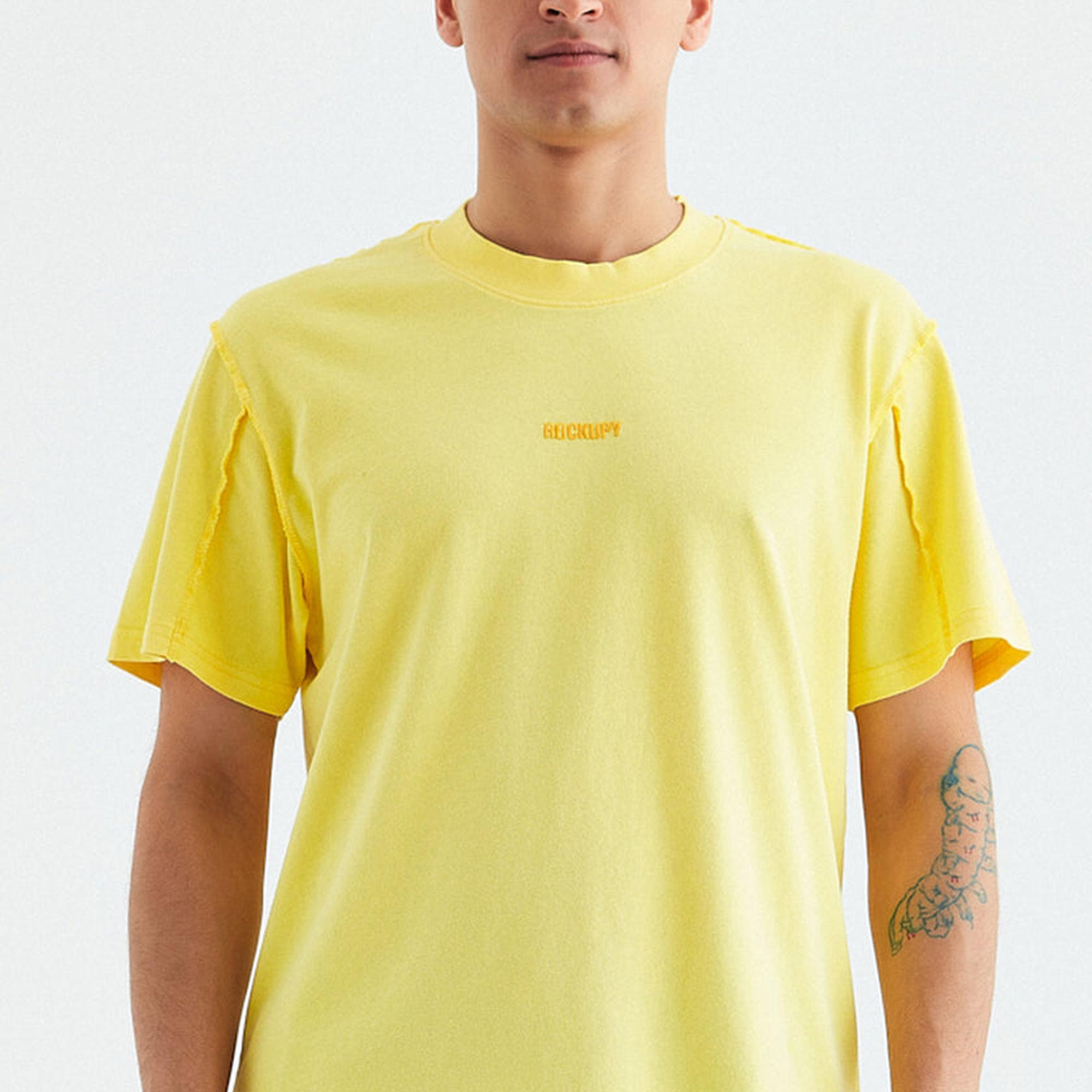 Rockupy Erkek Lukas Sarı Tişört