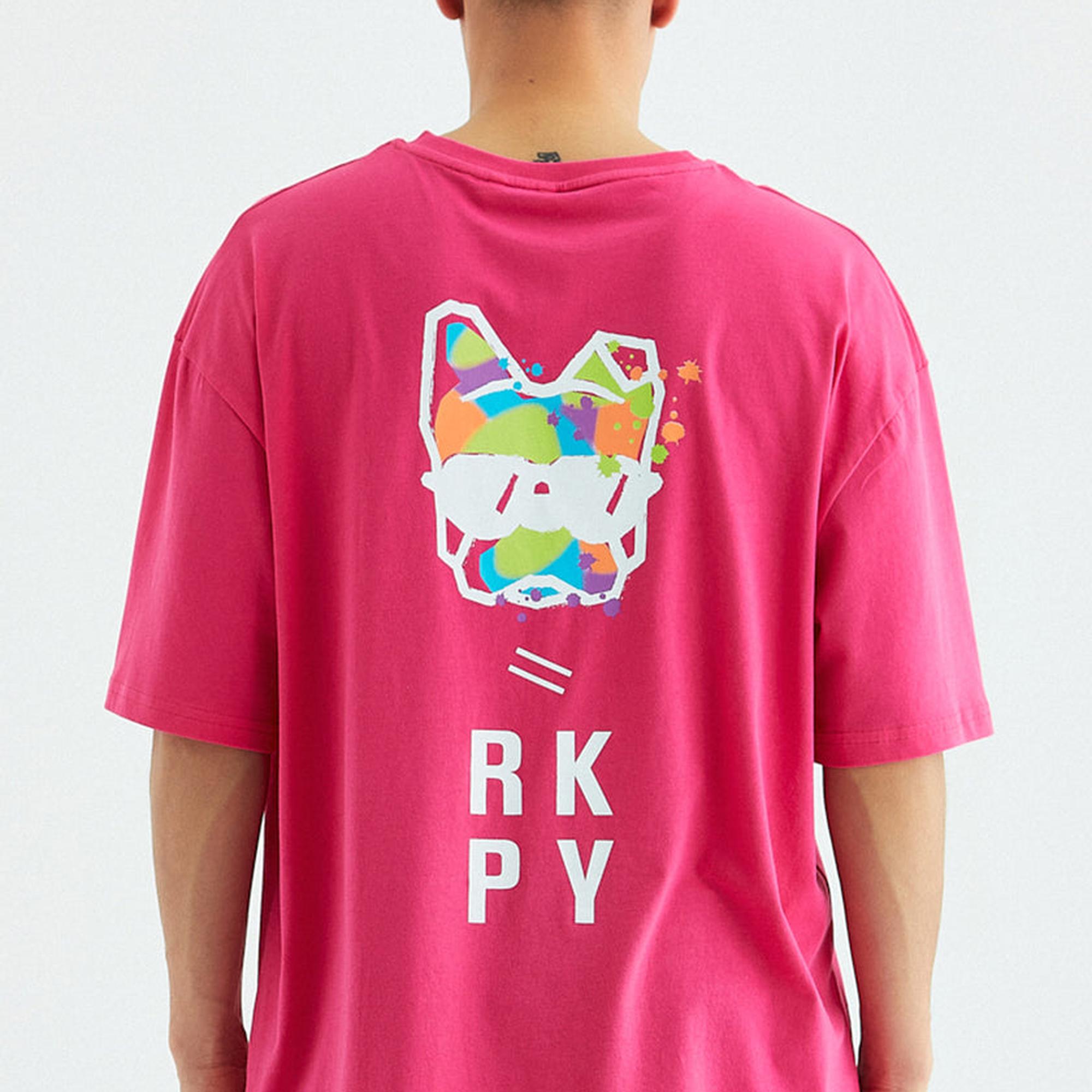 Rockupy Unisex Stan Pembe Tişört