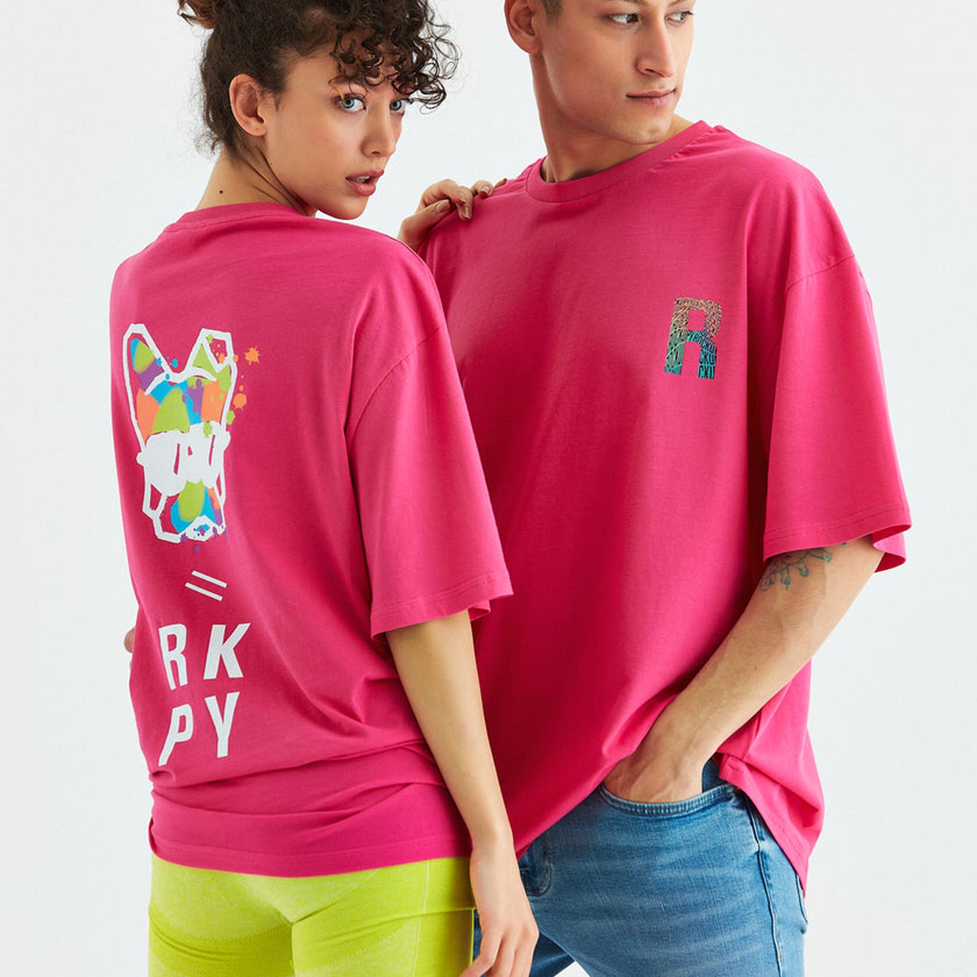 Rockupy Unisex Stan Pembe Tişört