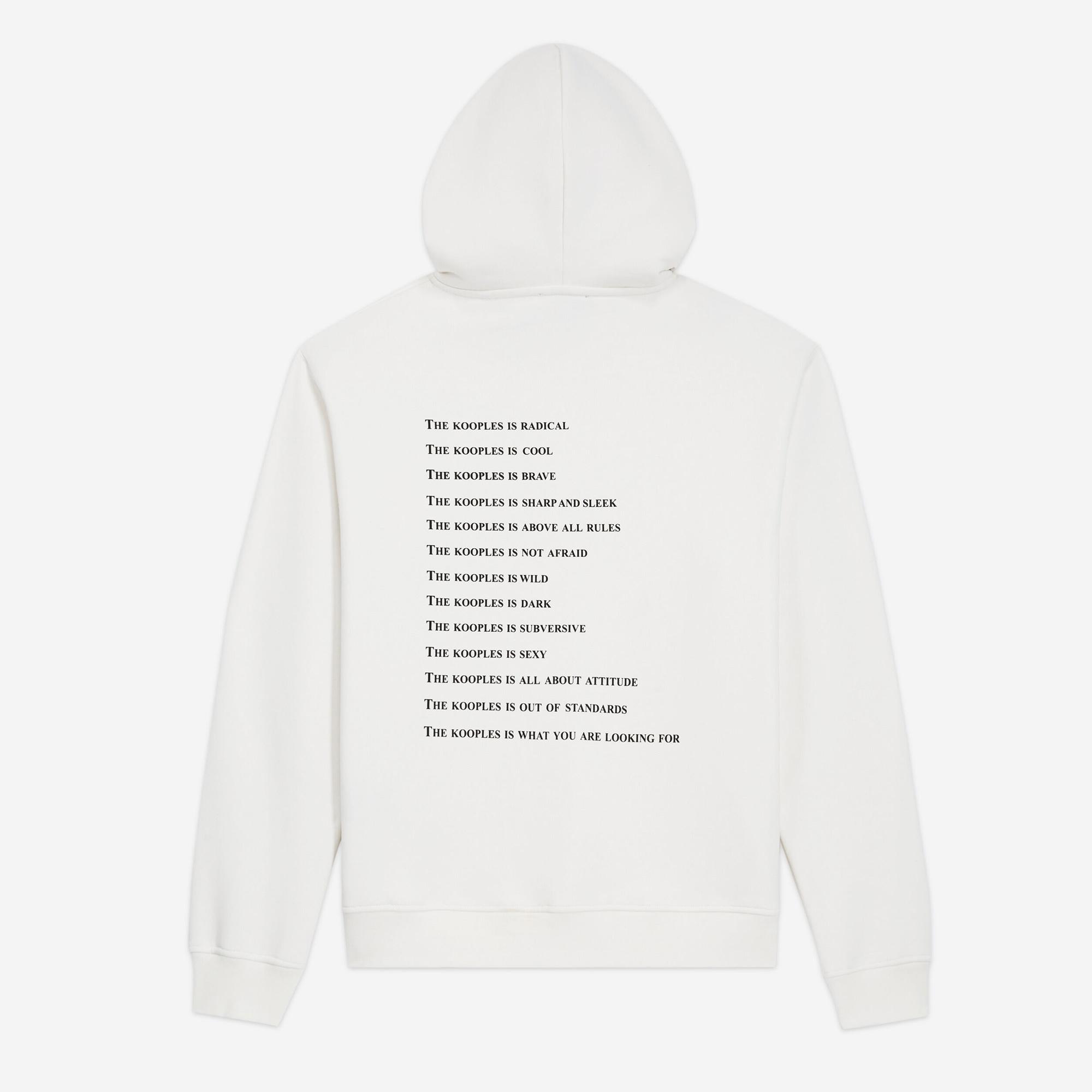 The Kooples Classic Erkek Siyah Sweatshirt