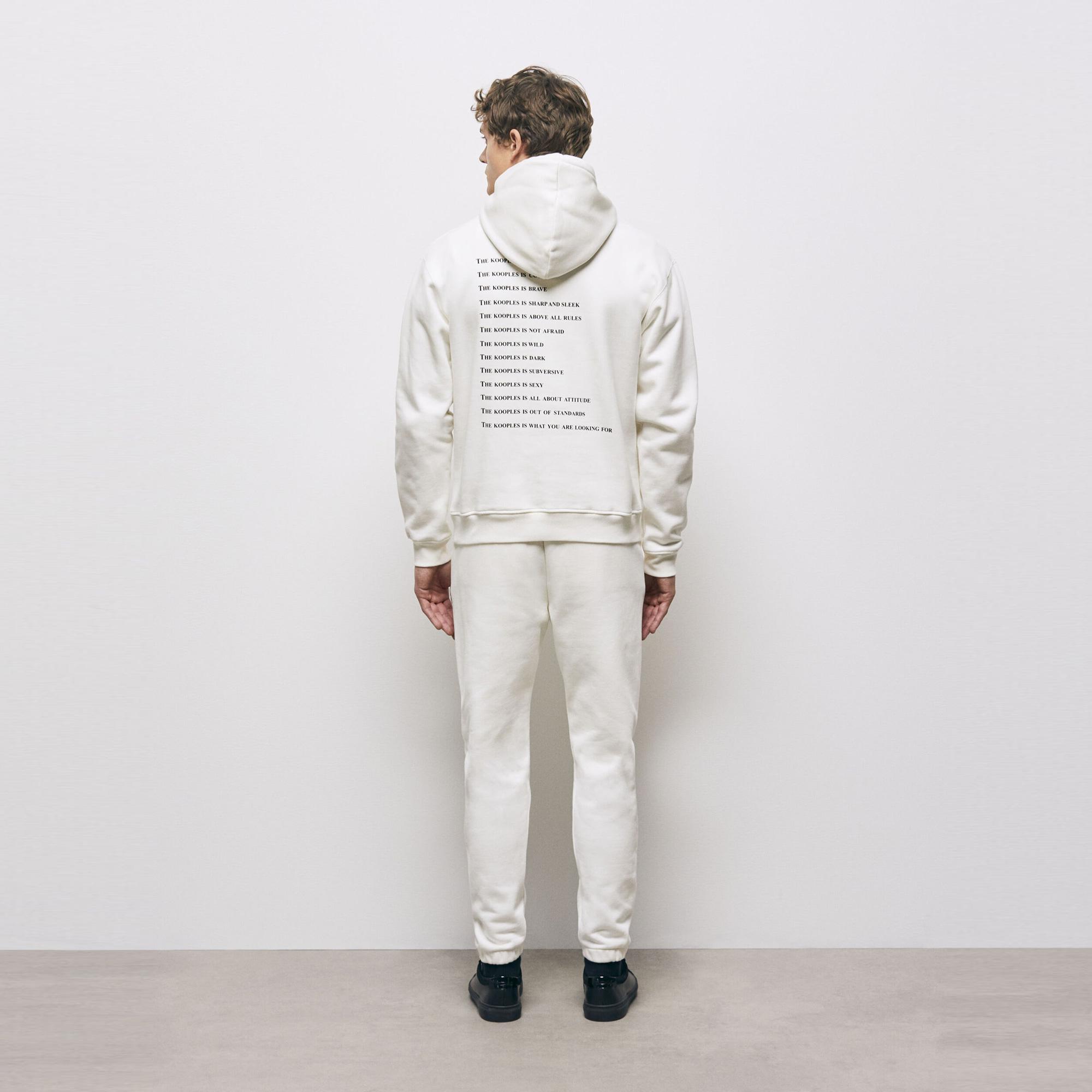 The Kooples Classic Erkek Siyah Sweatshirt