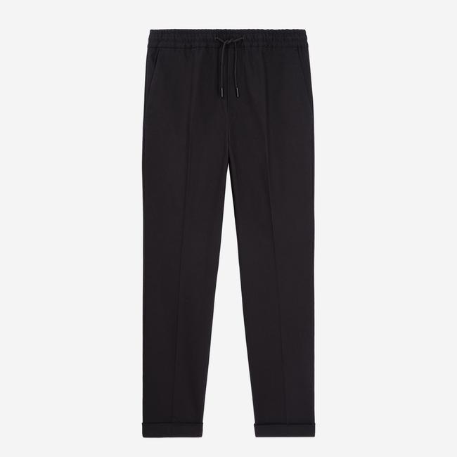  ERKEK STRAIGHT FIT SİYAH PANTOLON