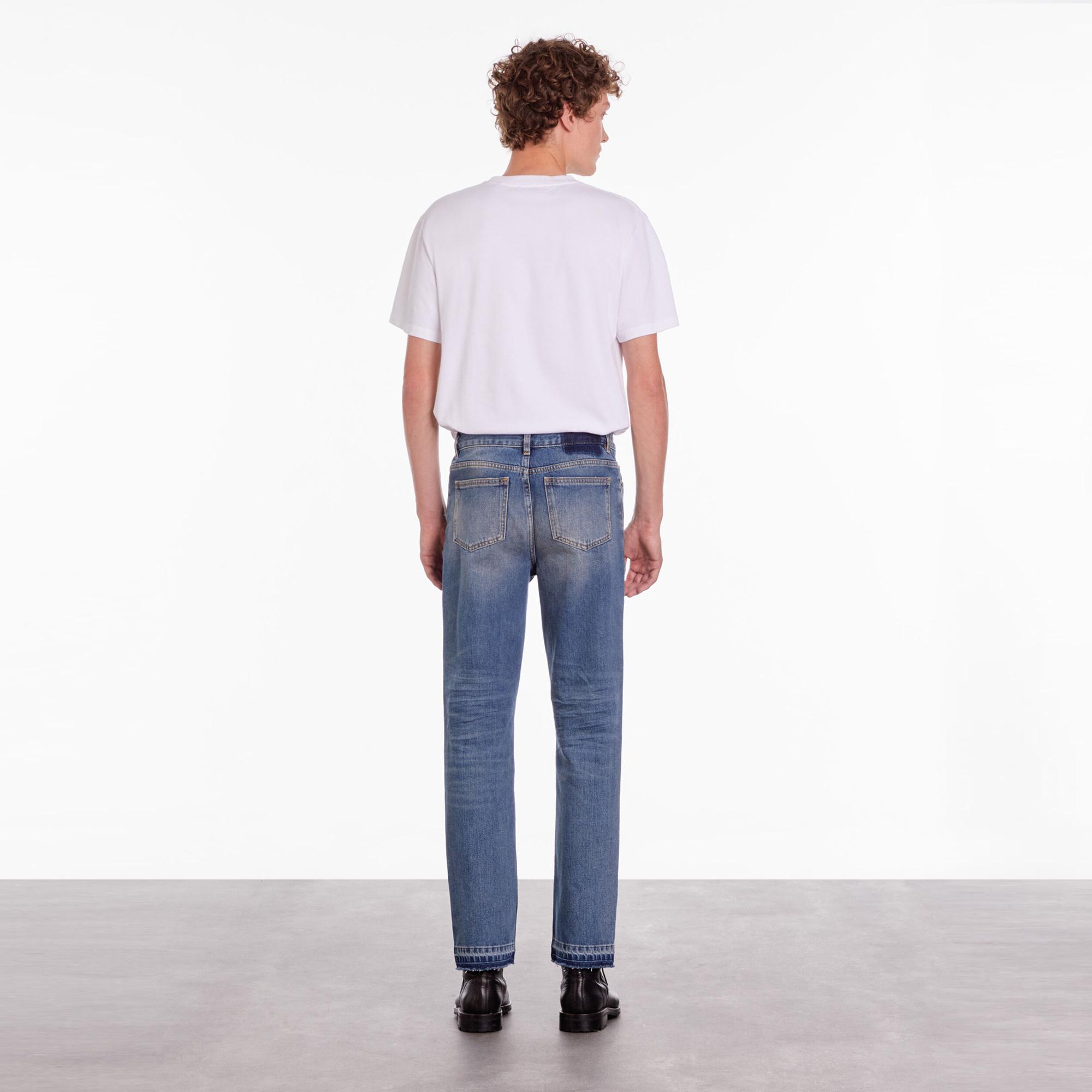 ERKEK STRAIGHT FIT MAVİ PANTOLON