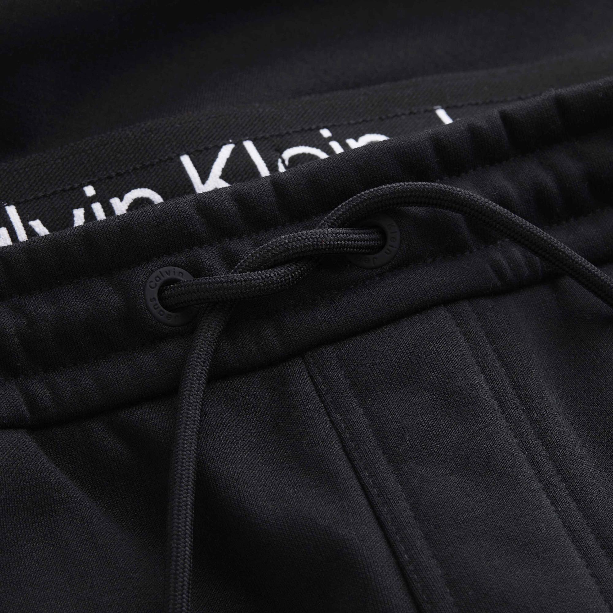 Calvin Klein Jeans Cut Off Logo Tape Hwk Erkek Siyah Pantolon