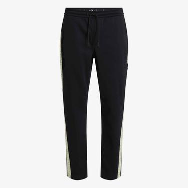  Calvin Klein Jeans Cut Off Logo Tape Hwk Erkek Siyah Pantolon