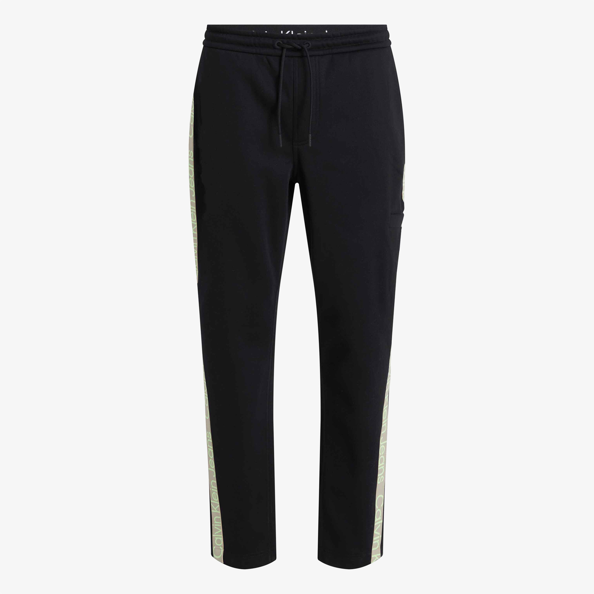  Calvin Klein Jeans Cut Off Logo Tape Hwk Erkek Siyah Pantolon