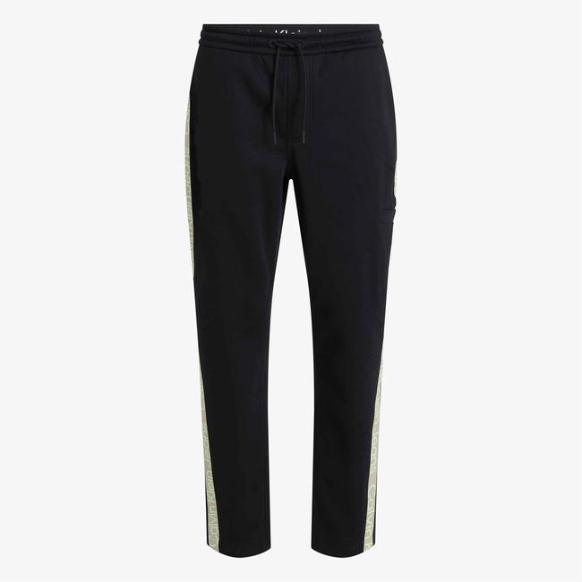  Calvin Klein Jeans Cut Off Logo Tape Hwk Erkek Siyah Pantolon