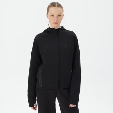  Skechers 2Xi-Lock Full Zip Kadın Siyah Günlük Sweatshirt
