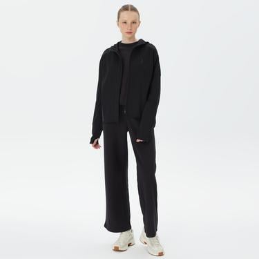  Skechers 2Xi-Lock Full Zip Kadın Siyah Günlük Sweatshirt