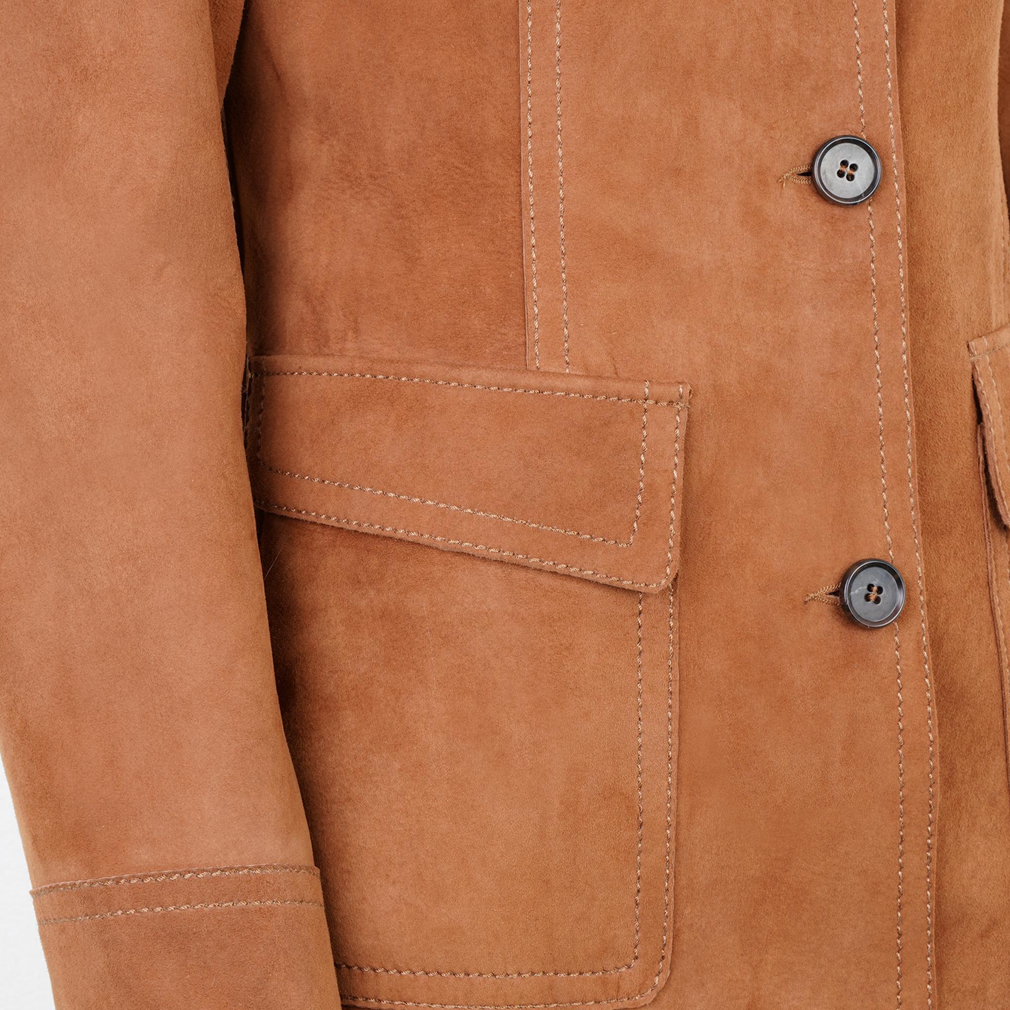 Chalsie Taba Kadın Süet Deri Ceket