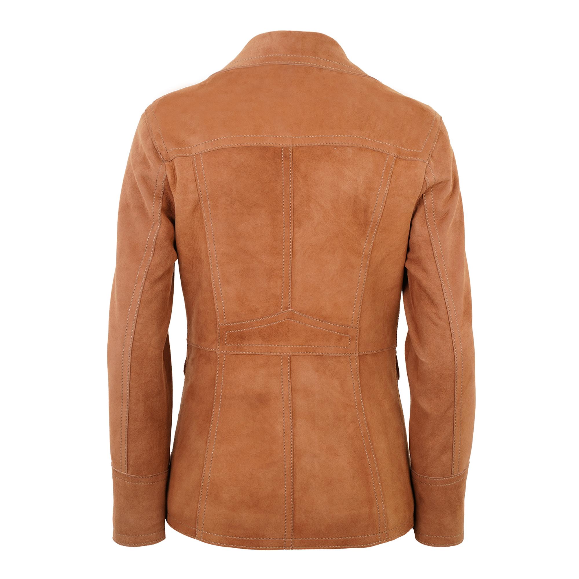 Chalsie Taba Kadın Süet Deri Ceket