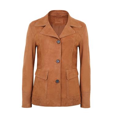  Chalsie Taba Kadın Süet Deri Ceket