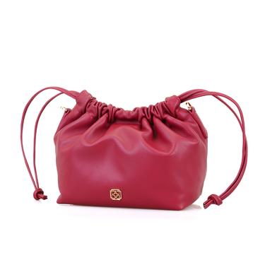  Maria Kırmızı Kadın Deri Omuz Çantası