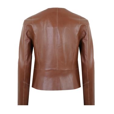  Cambree Taba Kadın Deri Ceket