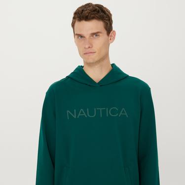  Nautica Erkek Yeşil Standart Fit Sweatshirt