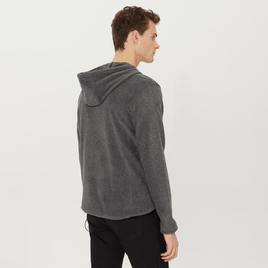  Nautica Erkek Gri Standart Fit Uzun Kollu Polar