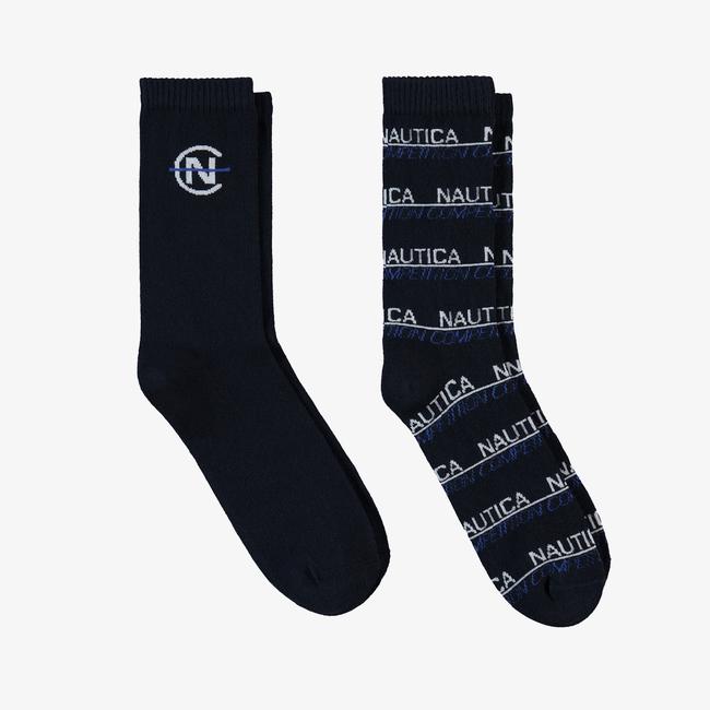  Nautica Erkek Lacivert Standart Fit 2Li Çorap