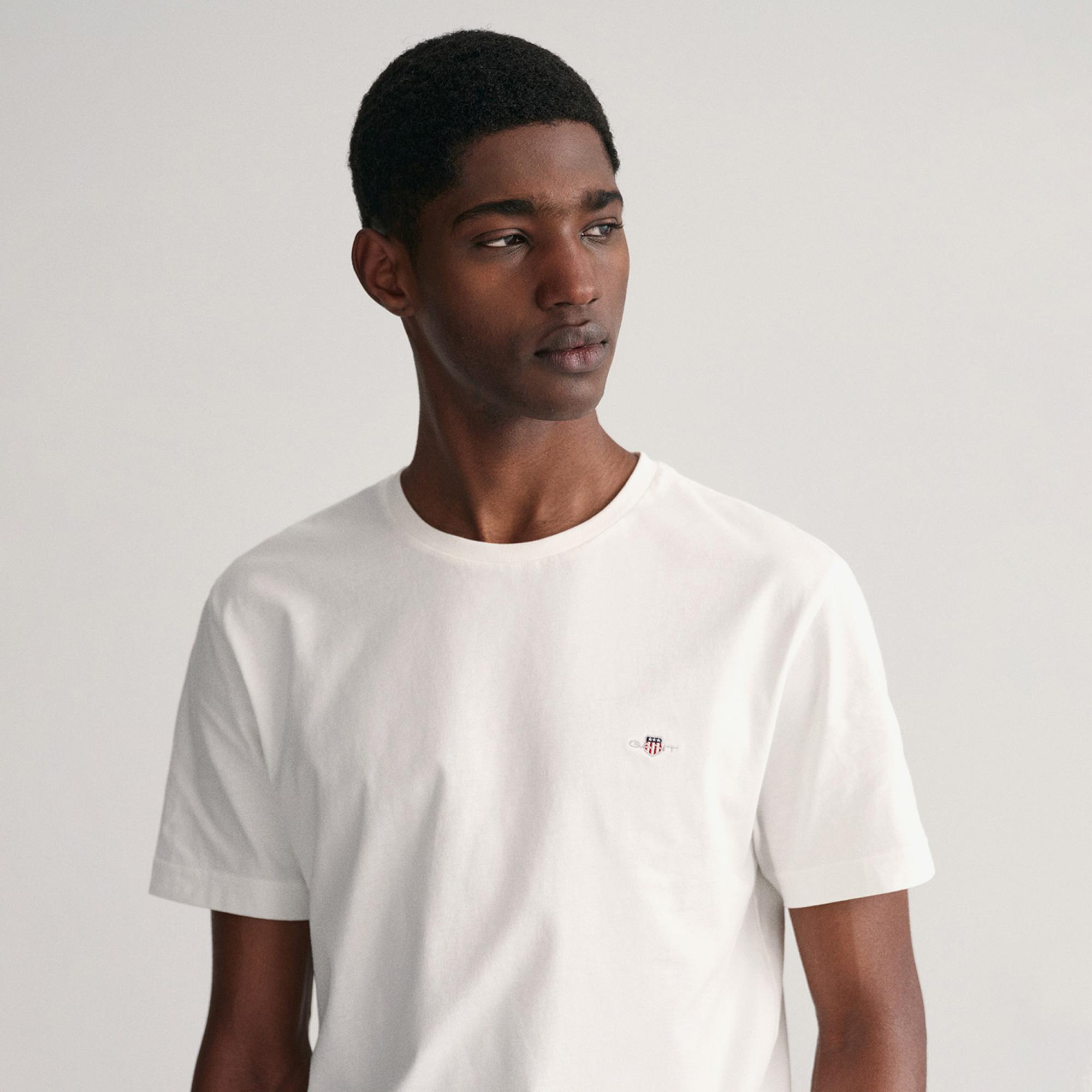 Gant Erkek Beyaz T-Shirt