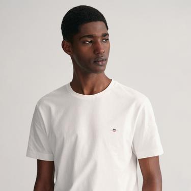 Gant Erkek Beyaz T-Shirt
