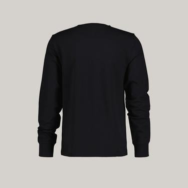  GANT Erkek Siyah Slim Fit Bisiklet Yaka Uzun Kollu T-Shirt