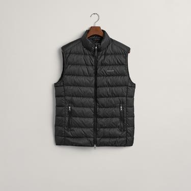  GANT Erkek Siyah Regular Fit Dik Yaka Kapitone Yelek