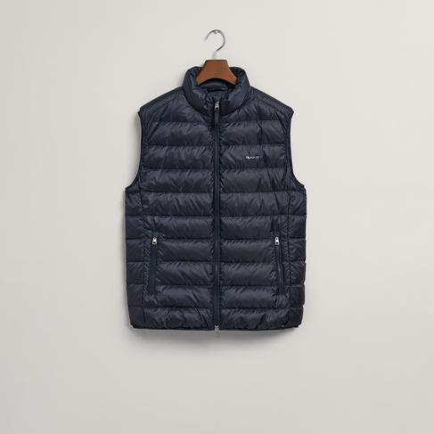  GANT Erkek Lacivert Regular Fit Dik Yaka Kapitone Yelek