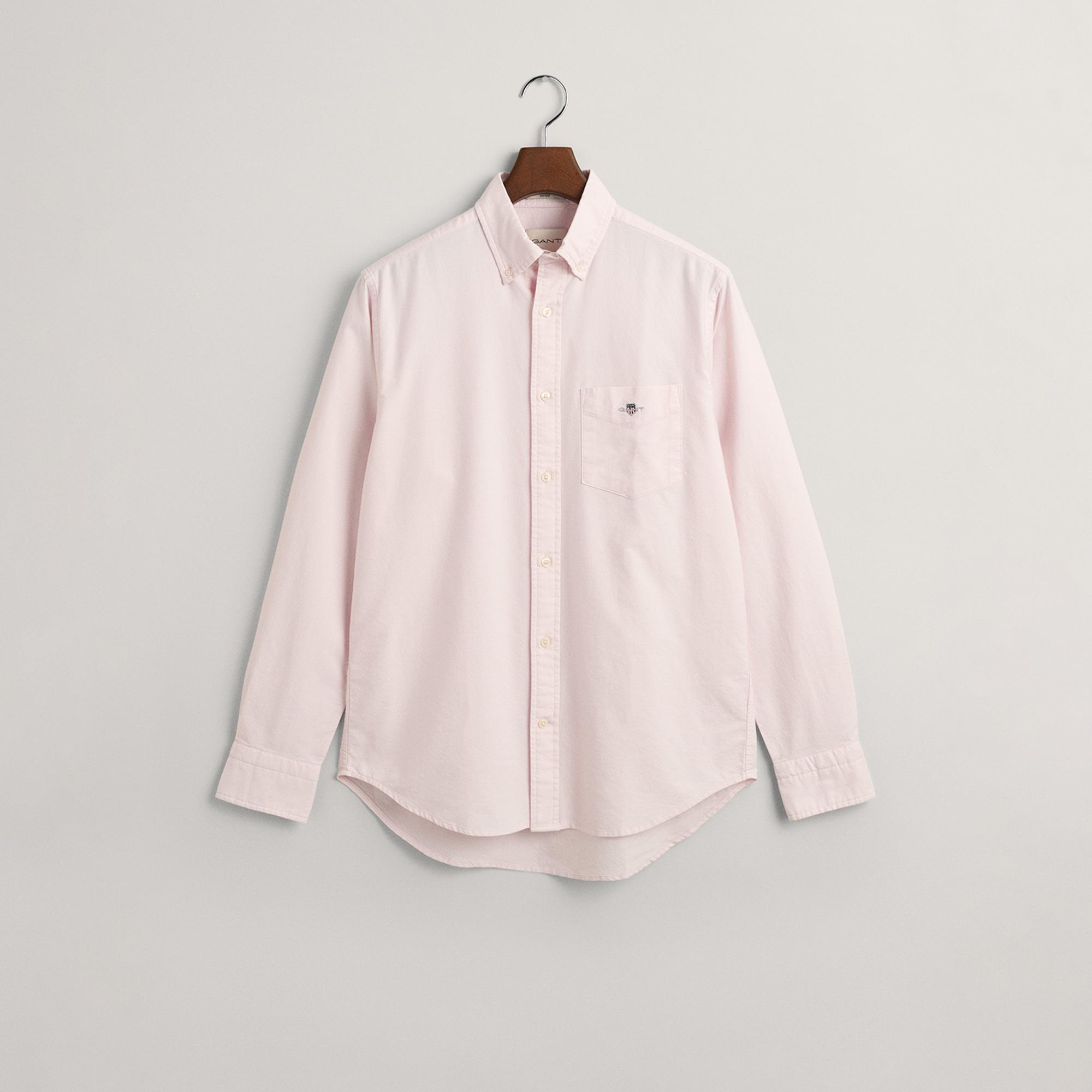 GANT Erkek Pembe Regular Fit Düğmeli Yaka Oxford Gömlek