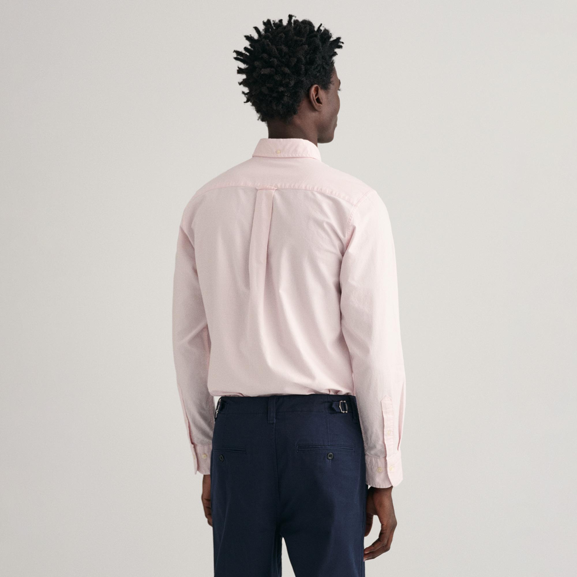 GANT Erkek Pembe Regular Fit Düğmeli Yaka Oxford Gömlek