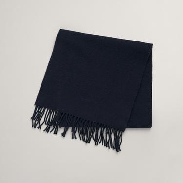  GANT Unisex Lacivert Logolu Atkı