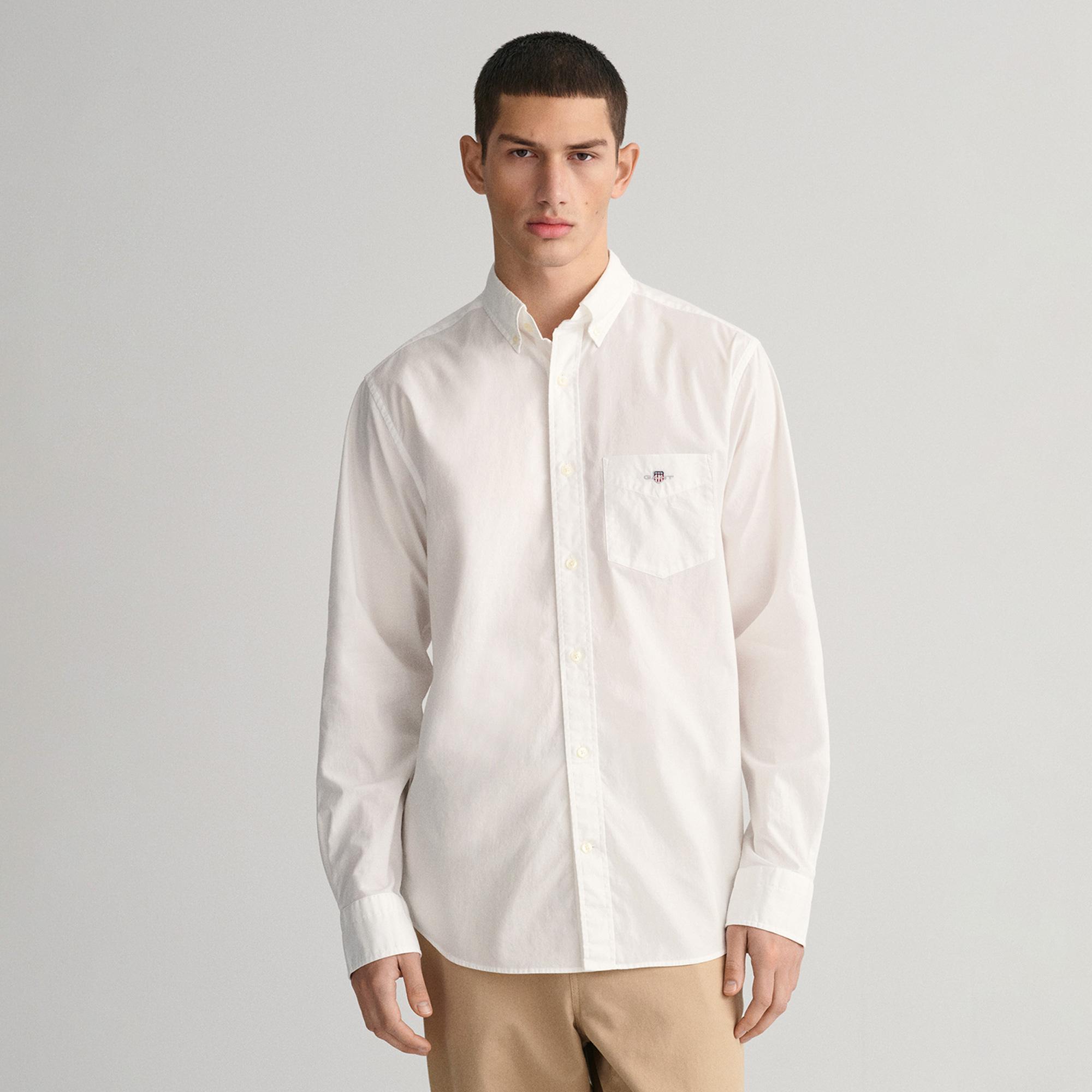 Gant Erkek Beyaz Gömlek