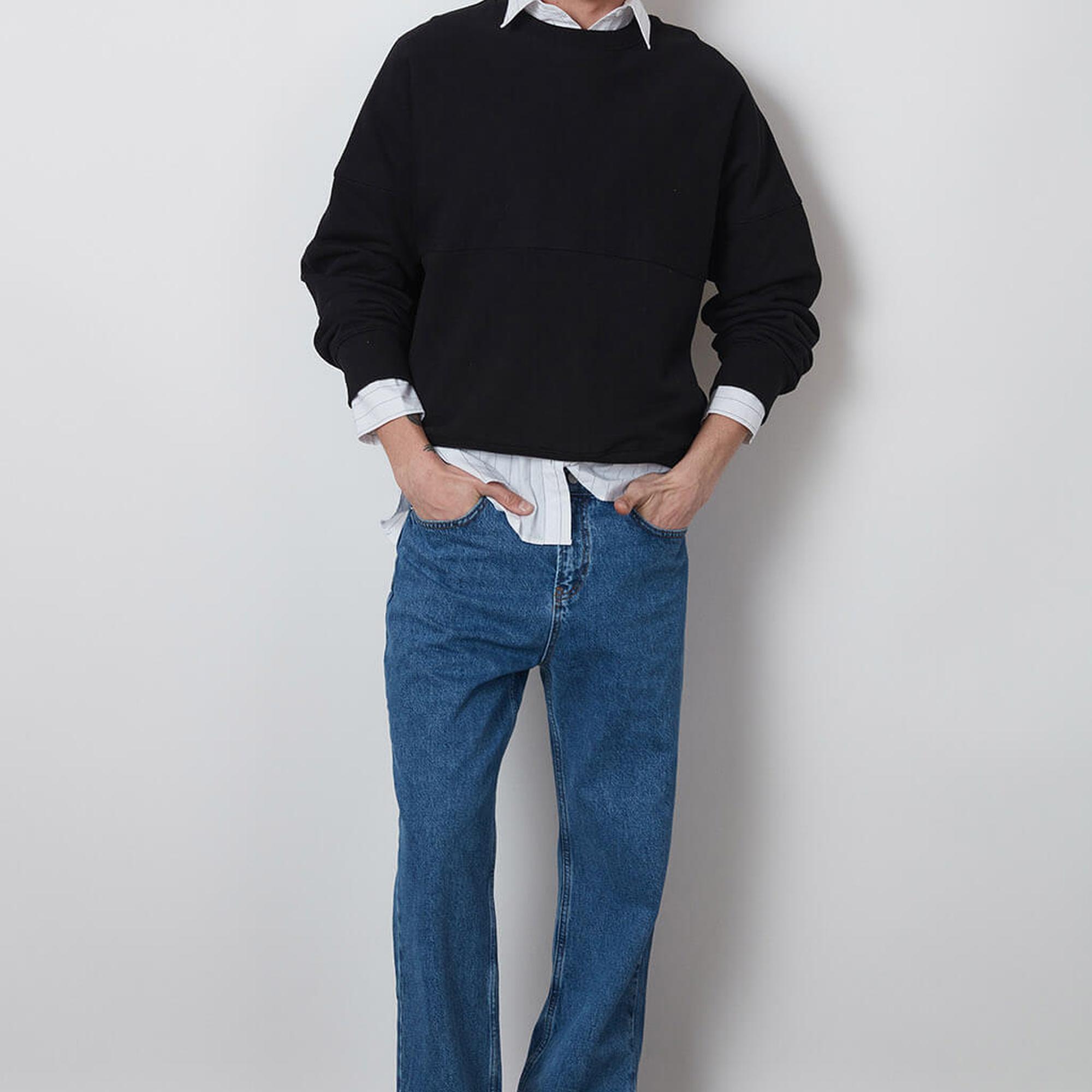 Fermuar Detaylı Relaxed Jean