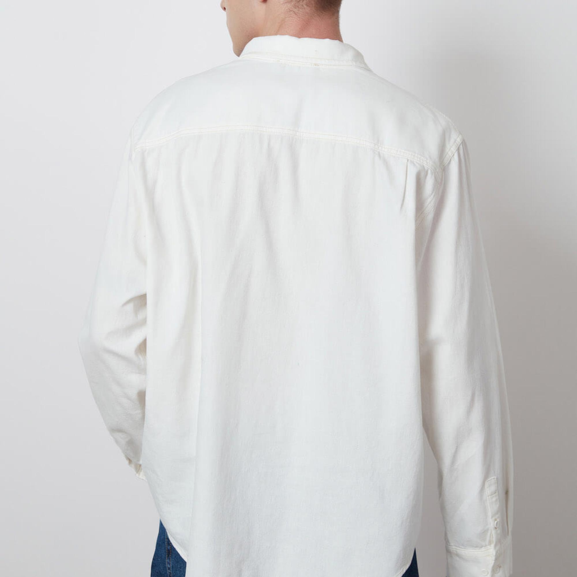 Oversize Gabardin Gömlek