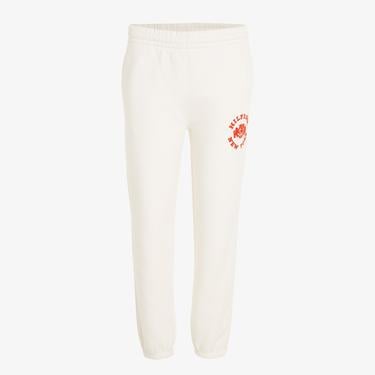  Tommy Hilfiger Varsity Flock Sweatpant Kadın Beyaz Eşofman Altı