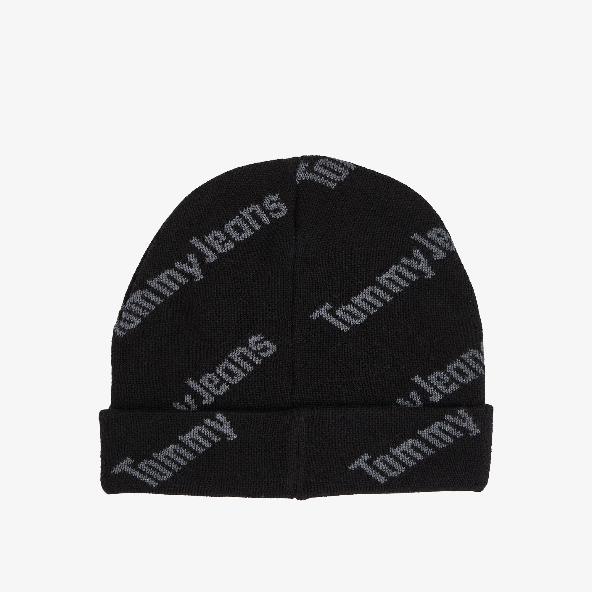 Tommy Jeans Skater Boy S Print Erkek Siyah Bere