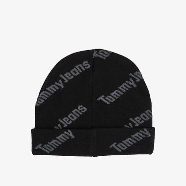  Tommy Jeans Skater Boy S Print Erkek Siyah Bere