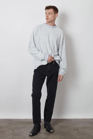  Pis Dikişli Oversize Sweatshirt