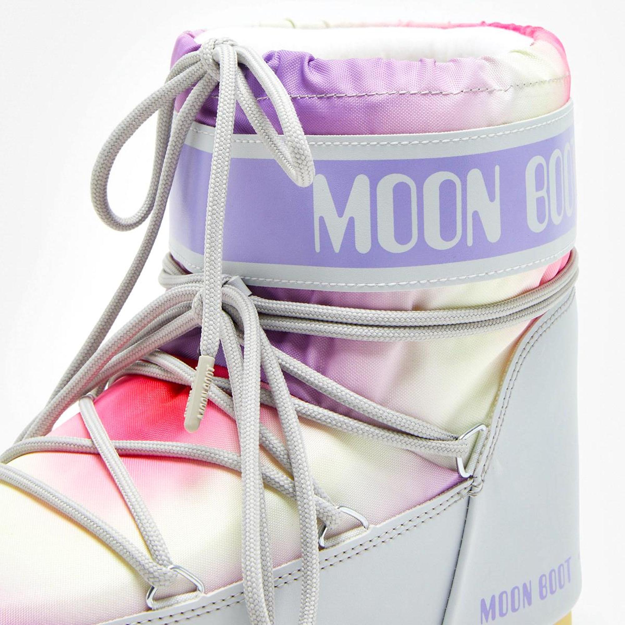 Moon Boot 14094200 002 Icon Low Tie Dye Kadın Gri Kar Botu