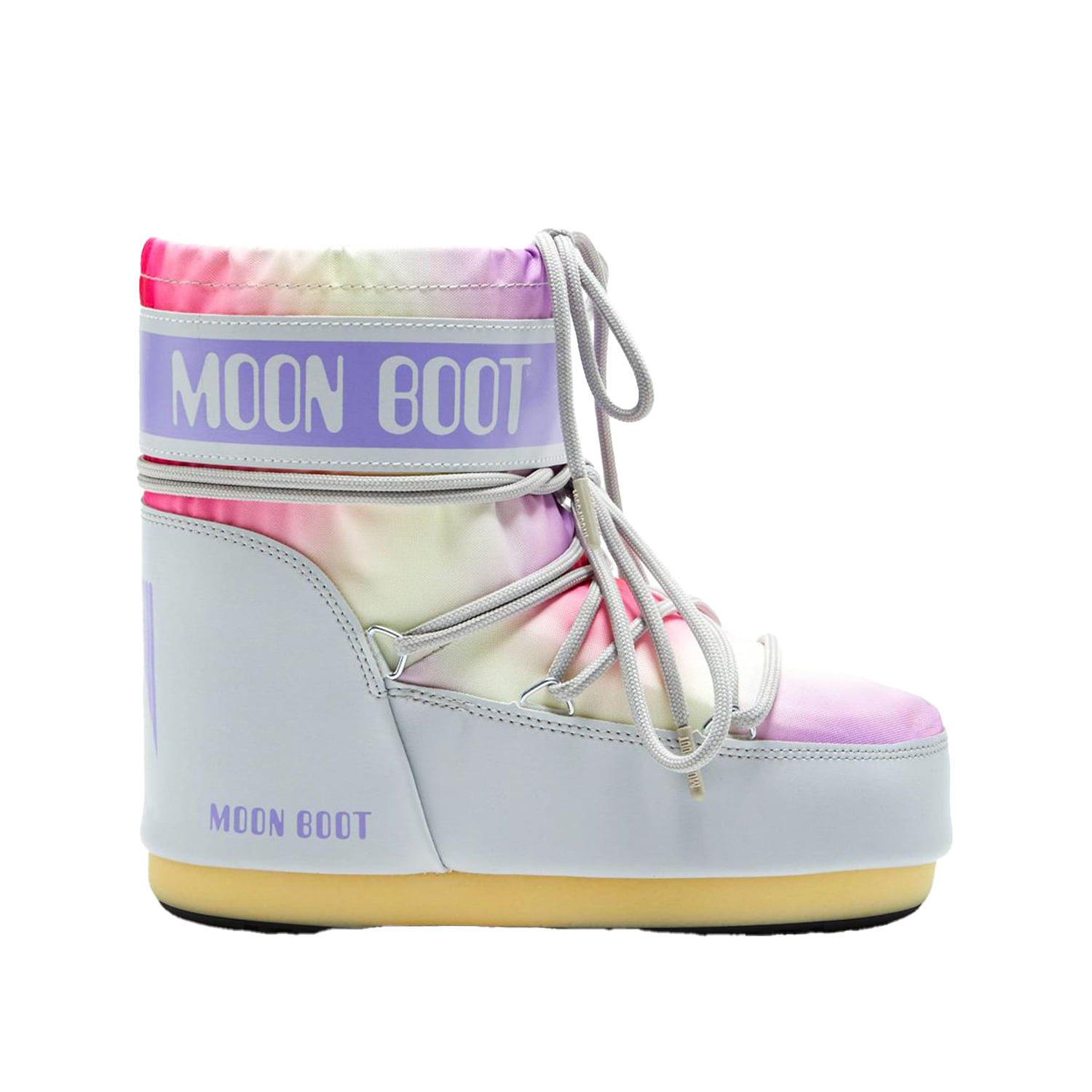  Moon Boot 14094200 002 Icon Low Tie Dye Kadın Gri Kar Botu