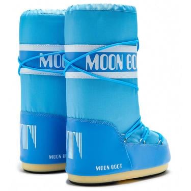  Moon Boot Icon Nylon Kadın Mavi Kar Botu