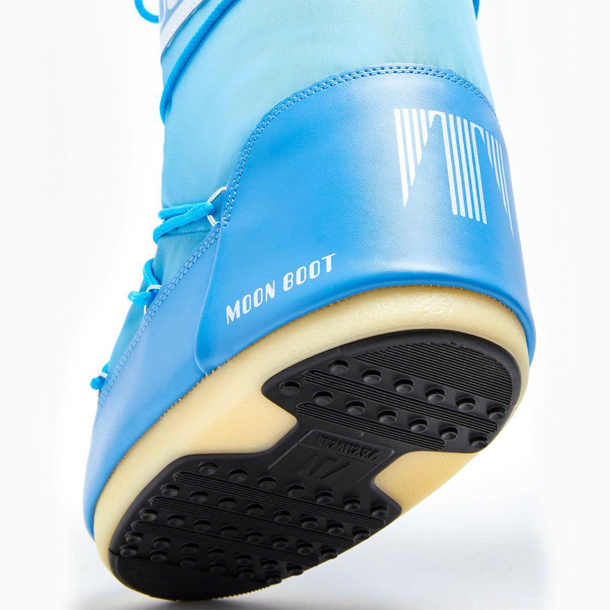 Moon Boot Icon Nylon Kadın Mavi Kar Botu