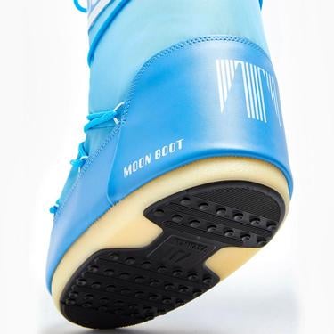  Moon Boot Icon Nylon Kadın Mavi Kar Botu