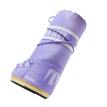  Moon Boot Icon Nylon Kadın Mor Kar Botu