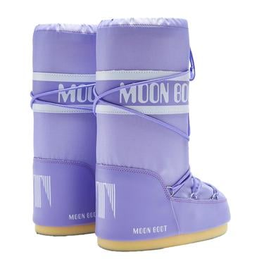  Moon Boot Icon Nylon Kadın Mor Kar Botu