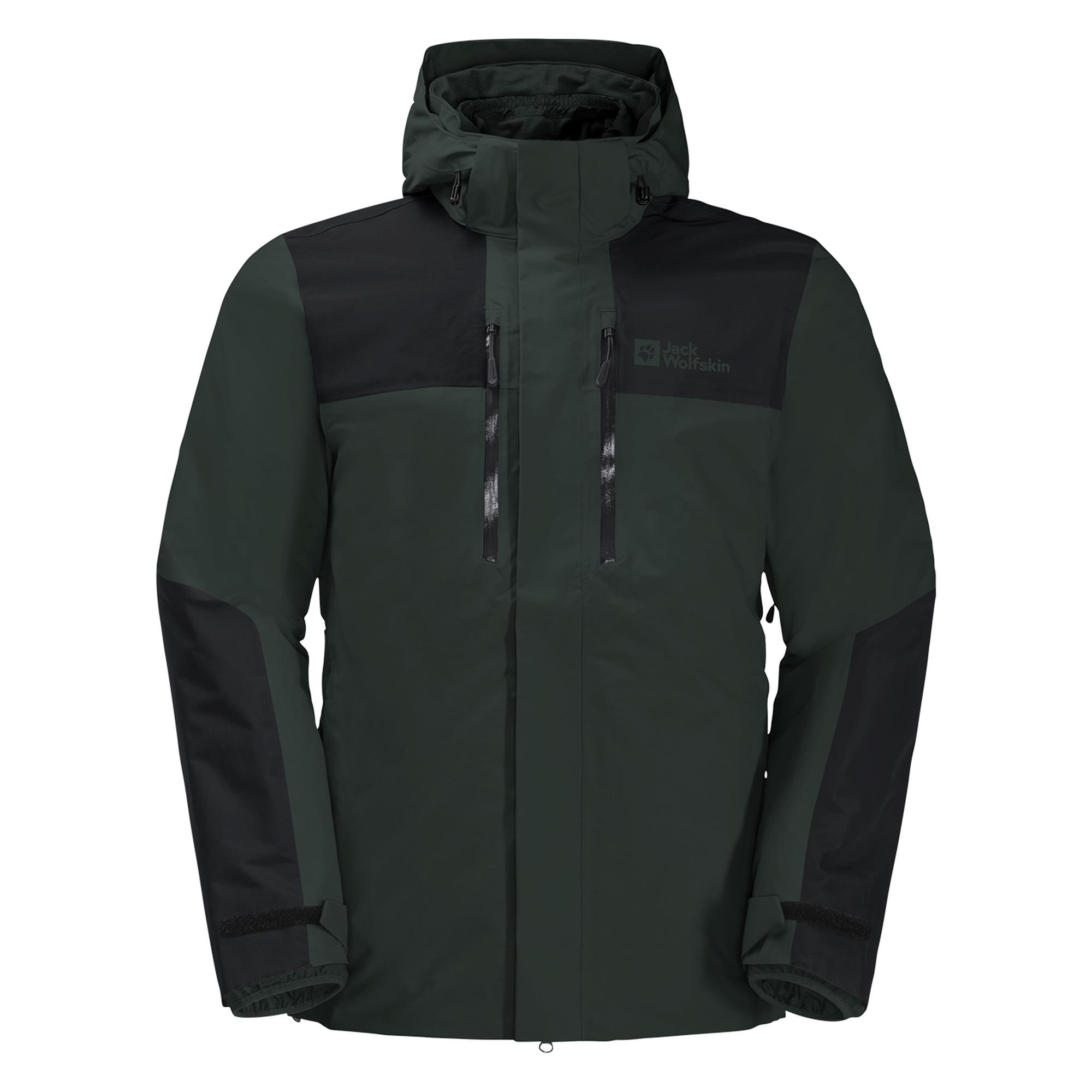 Jack Wolfskin Jasper 3in1 Erkek Yeşil Outdoor Ceketi