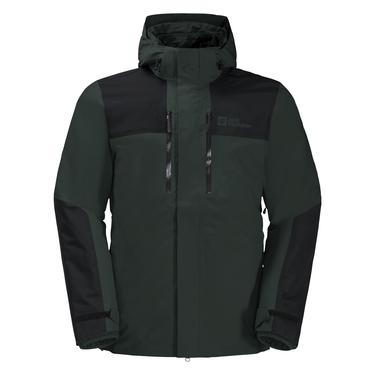  Jack Wolfskin Jasper 3in1 Erkek Yeşil Outdoor Ceketi