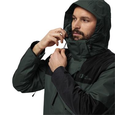  Jack Wolfskin Jasper 3in1 Erkek Yeşil Outdoor Ceketi