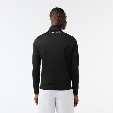  SPORT Erkek Classic Fit Fermuarlı Siyah Sweatshirt